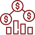 Financial management icon - Finserv bookkeeping services